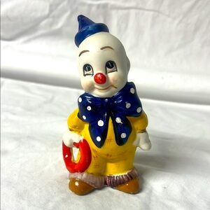 Vintage Ceramic clown figurine